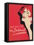 Dubonnet-null-Framed Stretched Canvas