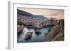 Dubrovnik and the City Walls at Sunrise-Matthew Williams-Ellis-Framed Photographic Print