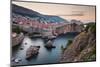 Dubrovnik and the City Walls at Sunrise-Matthew Williams-Ellis-Mounted Photographic Print