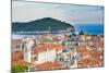 Dubrovnik Cathedral and Lokrum Island Elevated View-Matthew Williams-Ellis-Mounted Photographic Print