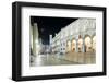 Dubrovnik City Bell Tower in Dubrovnik Old Town at Night-Matthew Williams-Ellis-Framed Photographic Print