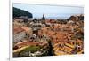 Dubrovnik, Croatia. Aerial view of the Old Town of Dubrovnik.-Jolly Sienda-Framed Photographic Print