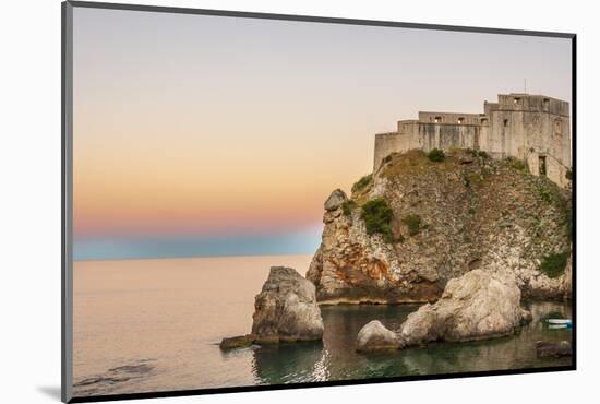 Dubrovnik, Croatia. Fortress Lovrijenac on the Adriatic Sea.-Tom Haseltine-Mounted Photographic Print