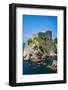 Dubrovnik, Dubrovnik-Neretva County, Croatia. Fort Lovrijenac or St. Lawrence Fortress. Canoeist...-null-Framed Photographic Print