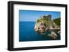 Dubrovnik, Dubrovnik-Neretva County, Croatia. Fort Lovrijenac or St. Lawrence Fortress. Canoeist...-null-Framed Photographic Print