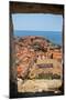 Dubrovnik, Dubrovnik-Neretva County, Croatia. View over rooftops of the old town from the Mincet...-null-Mounted Photographic Print