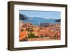 Dubrovnik, Dubrovnik-Neretva County, Croatia. View over rooftops of the old town from the Mincet...-null-Framed Photographic Print