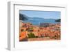 Dubrovnik, Dubrovnik-Neretva County, Croatia. View over rooftops of the old town from the Mincet...-null-Framed Photographic Print