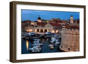 Dubrovnik Harbour, UNESCO World Heritage Site, Croatia, Europe-Karen McDonald-Framed Photographic Print