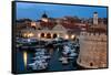 Dubrovnik Harbour, UNESCO World Heritage Site, Croatia, Europe-Karen McDonald-Framed Stretched Canvas