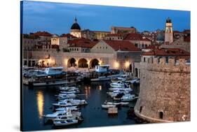 Dubrovnik Harbour, UNESCO World Heritage Site, Croatia, Europe-Karen McDonald-Stretched Canvas