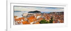 Dubrovnik Old Town and Lokrum Island from Dubrovnik City Walls-Matthew Williams-Ellis-Framed Photographic Print