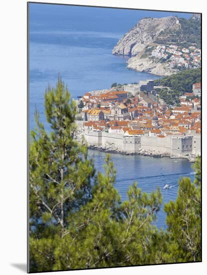 Dubrovnik Old Town, UNESCO World Heritage Site, Dalmatia, Croatia, Europe-Charlie Harding-Mounted Photographic Print