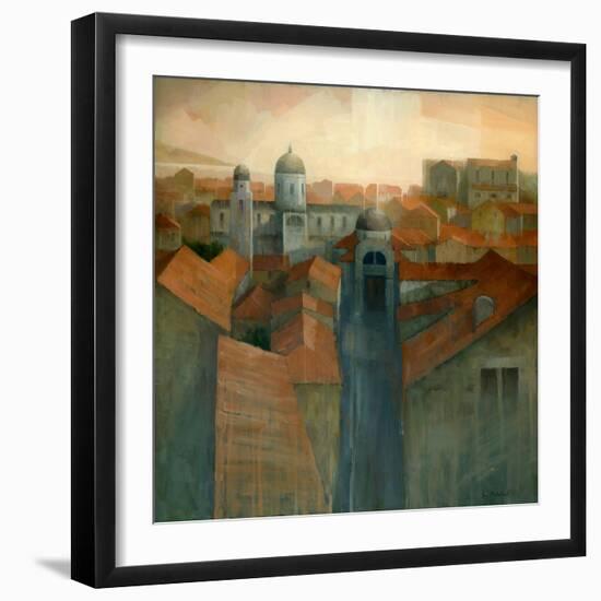 Dubrovnik Rooftops-Stephen Mitchell-Framed Art Print