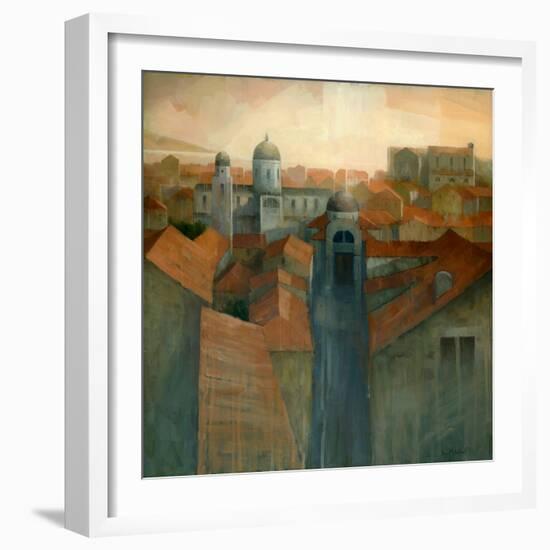 Dubrovnik Rooftops-Stephen Mitchell-Framed Art Print