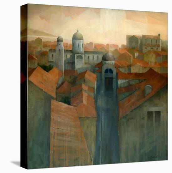 Dubrovnik Rooftops-Stephen Mitchell-Stretched Canvas