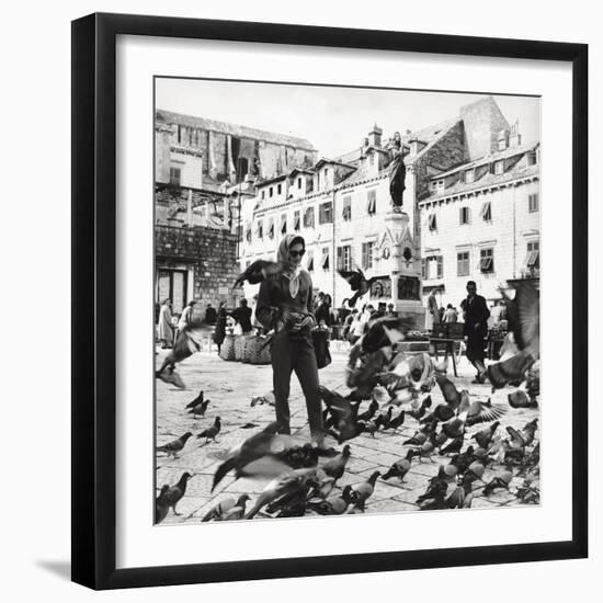 Dubrovnik's Marketplace-null-Framed Photographic Print