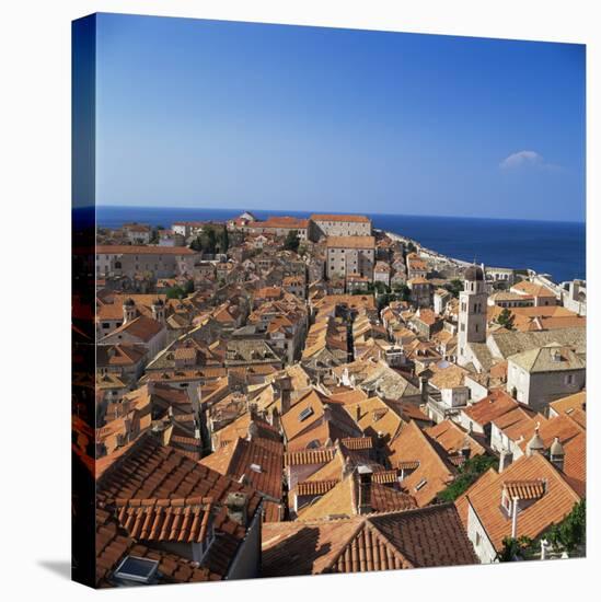 Dubrovnik, UNESCO World Heritage Site, Croatia, Europe-John Miller-Stretched Canvas