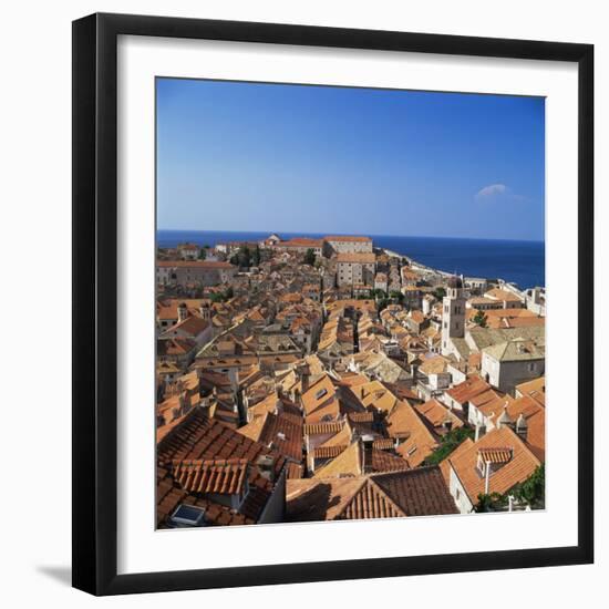 Dubrovnik, UNESCO World Heritage Site, Croatia, Europe-John Miller-Framed Photographic Print