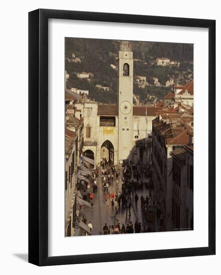 Dubrovnik, Unesco World Heritage Site, Dalmatia, Adriatic, Croatia-Oliviero Olivieri-Framed Photographic Print