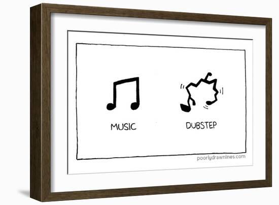 Dubstep-Reza Farazmand-Framed Art Print