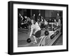 Dubutantes with Bowling with their Dates-William C^ Shrout-Framed Photographic Print