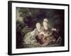 Duc de Berry and Count de Provence as Children-Francois Hubert Drouais-Framed Giclee Print