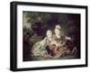 Duc de Berry and Count de Provence as Children-Francois Hubert Drouais-Framed Giclee Print