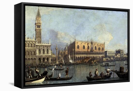 Ducal Palace, Venice, 1755-Canaletto-Framed Stretched Canvas