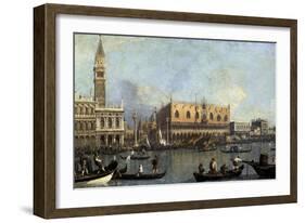 Ducal Palace, Venice, 1755-Canaletto-Framed Giclee Print