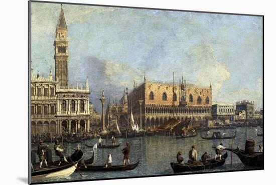 Ducal Palace, Venice, 1755-Canaletto-Mounted Giclee Print