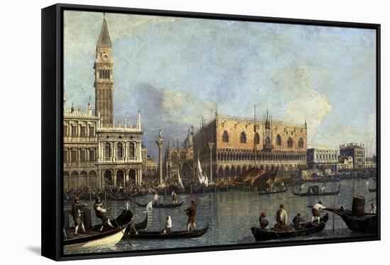 Ducal Palace, Venice, 1755-Canaletto-Framed Stretched Canvas