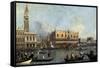 Ducal Palace, Venice, 1755-Canaletto-Framed Stretched Canvas