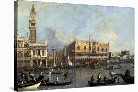 Ducal Palace, Venice, 1755-Canaletto-Stretched Canvas