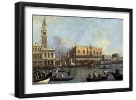 Ducal Palace, Venice, 1755-Canaletto-Framed Premium Giclee Print