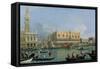 Ducal Palace, Venice, c.1755-Canaletto-Framed Stretched Canvas