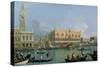 Ducal Palace, Venice, c.1755-Canaletto-Stretched Canvas