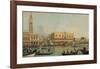 Ducal Palace Venice-Canaletto-Framed Premium Giclee Print