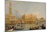 Ducal Palace, Venice-Canaletto-Mounted Giclee Print