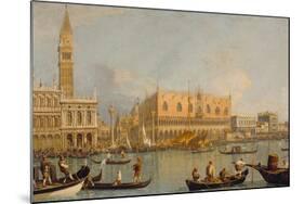 Ducal Palace, Venice-Canaletto-Mounted Giclee Print