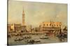 Ducale Palace in Venice-Francesco Guardi-Stretched Canvas