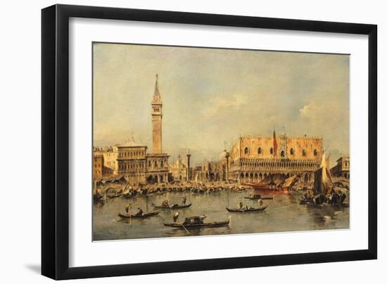 Ducale Palace in Venice-Francesco Guardi-Framed Giclee Print