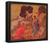 Duccio di Buoninsegna (Christ appears Magdalena) Art Poster Print-null-Framed Poster