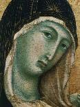 Face of Virgin Mary, from Madonna with Child altarpiece, Convent of San Domenico-Duccio di Buoninsegna-Giclee Print