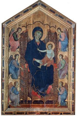 'Madonna and Child', (Rucellai Madonna), 1285.  Artist: Duccio di Buoninsegna