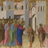 The Healing of the Man Born Blind, Ca 1308-1311-Duccio di Buoninsegna-Giclee Print