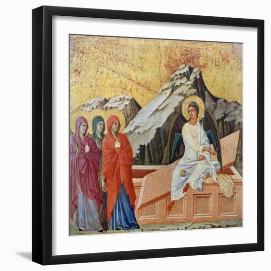 Duccio: Three Marys-Duccio di Buoninsegna-Framed Giclee Print