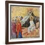 Duccio: Three Marys-Duccio di Buoninsegna-Framed Giclee Print