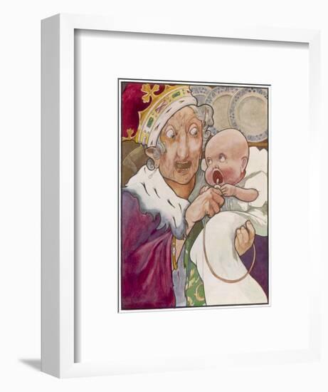 Duchess and Baby-C Robinson-Framed Art Print