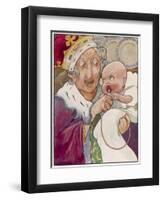 Duchess and Baby-C Robinson-Framed Art Print